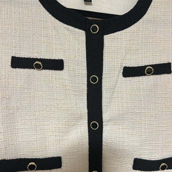 Black and white Tweed Jacket - Picture 3 of 5